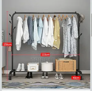 Metal Multifunctional Garment Stand Cloth Rack