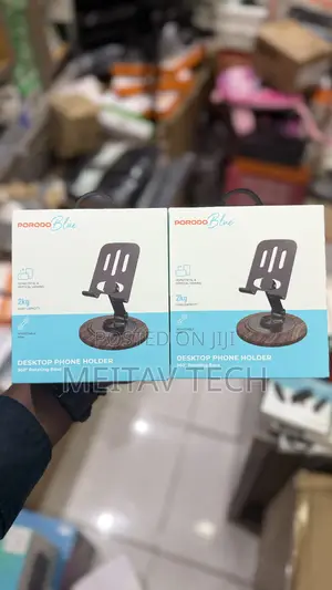 Porodo Blue Desktop Phone Stand Holder 360
