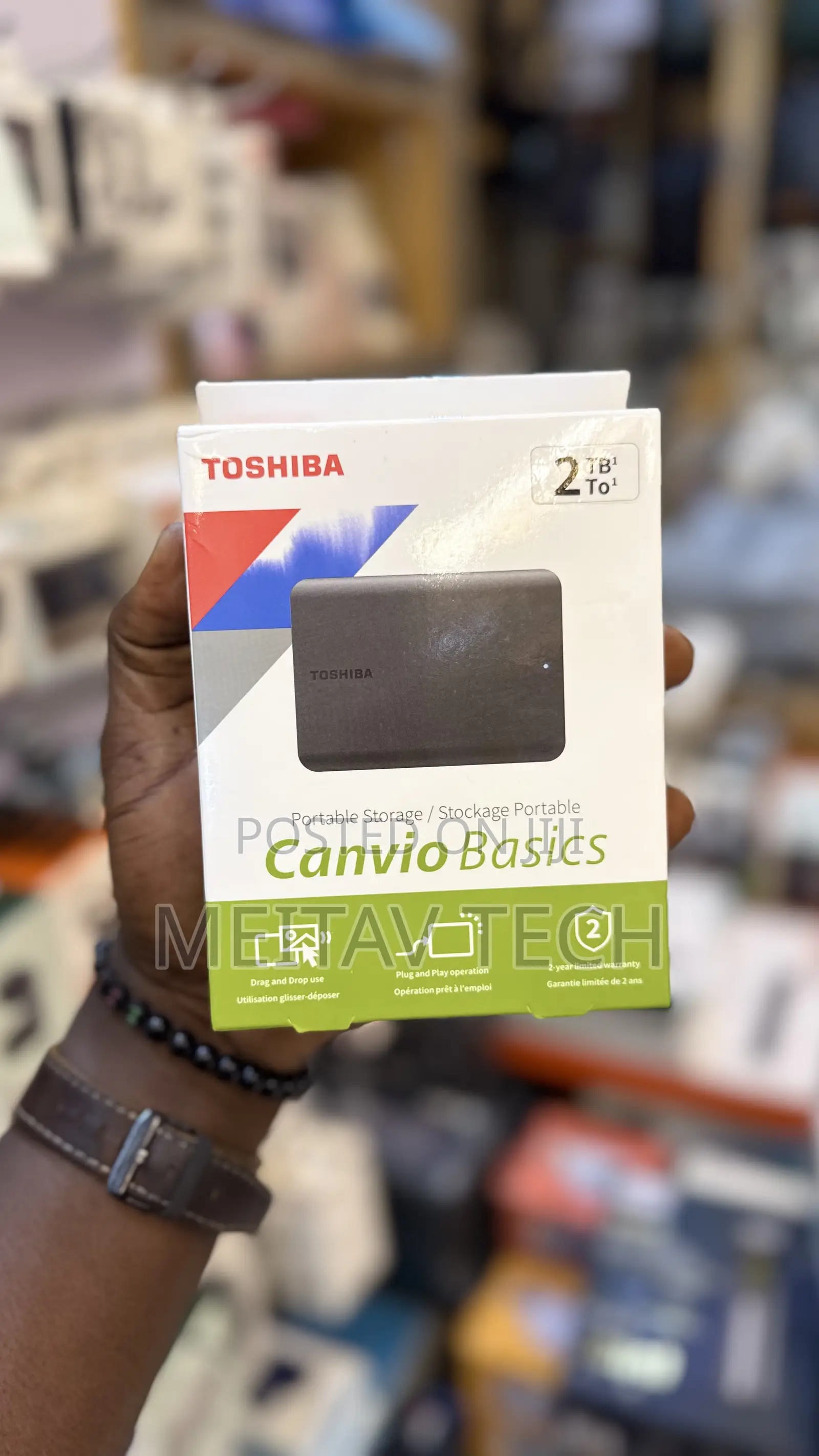 Toshiba 2tb Portable External Hard Drive Usb 3.0 HDD