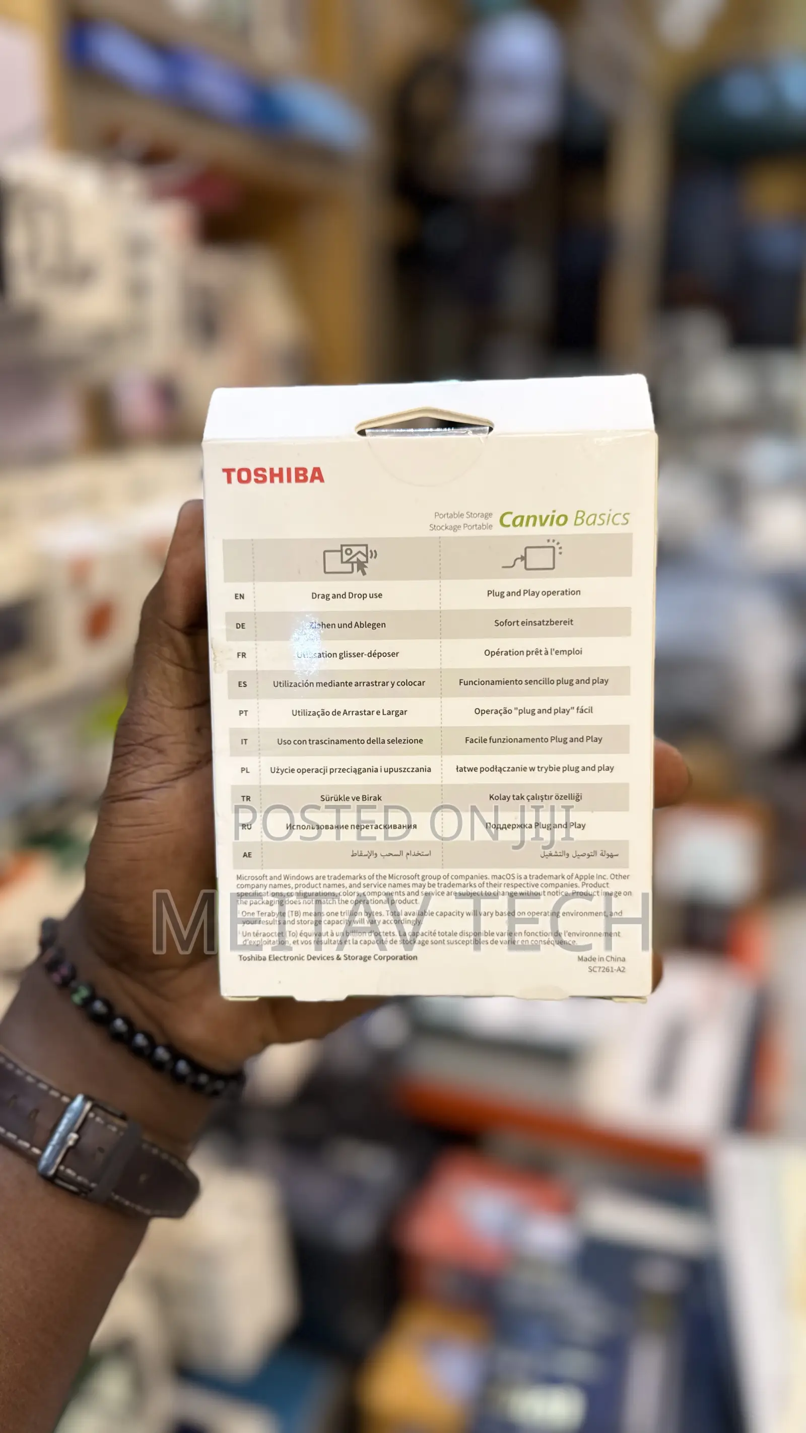 Toshiba 2tb Portable External Hard Drive Usb 3.0 HDD