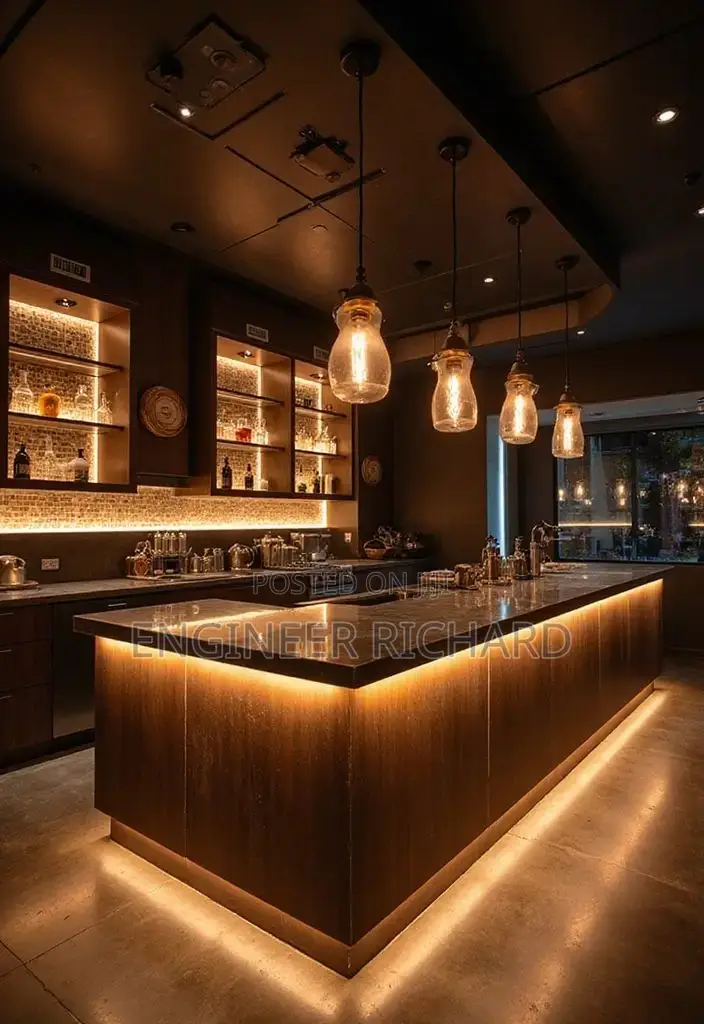 Unique Bar Counters and Reception Modification