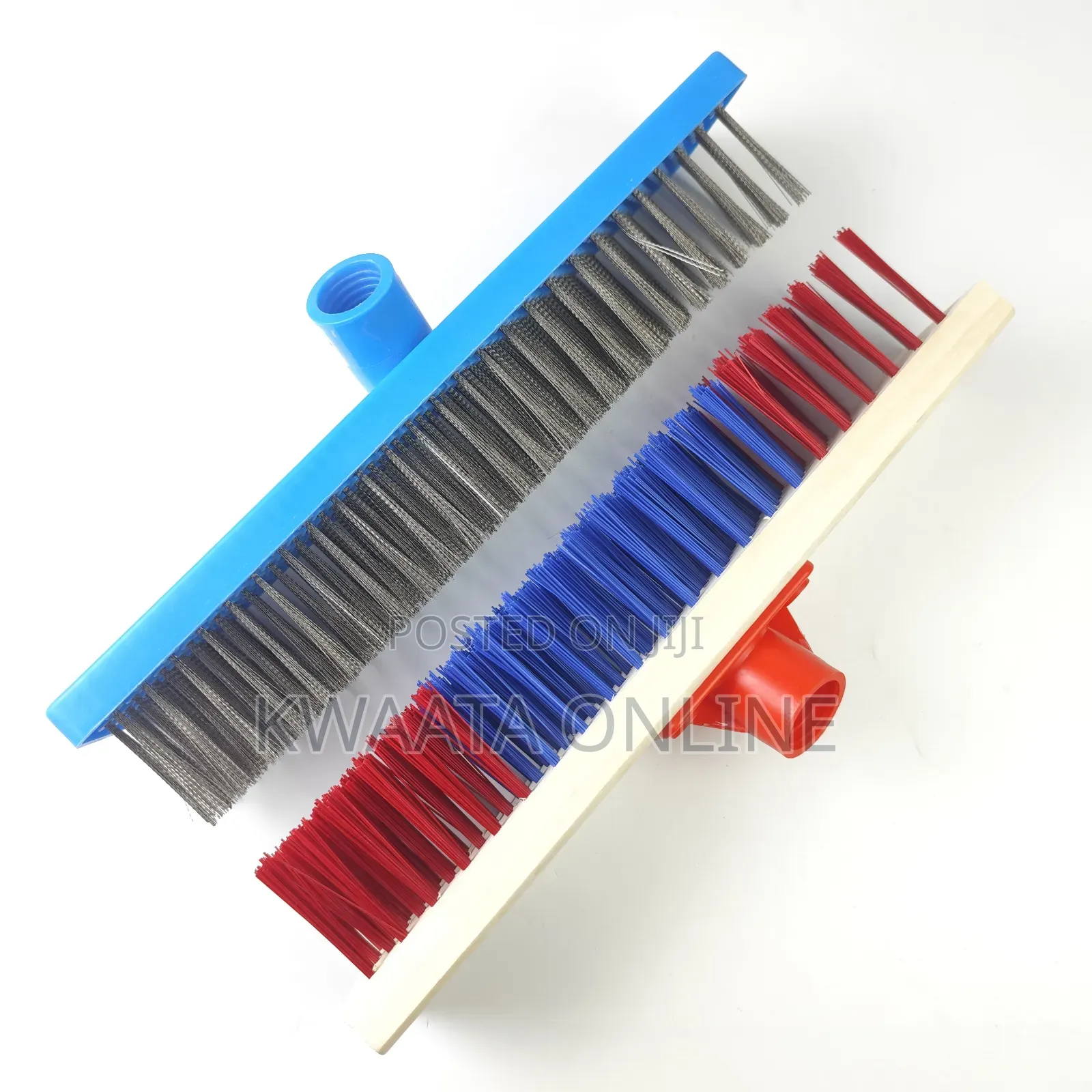 Hard Broom Garden Sweeping Brush With Long Handle Stick
