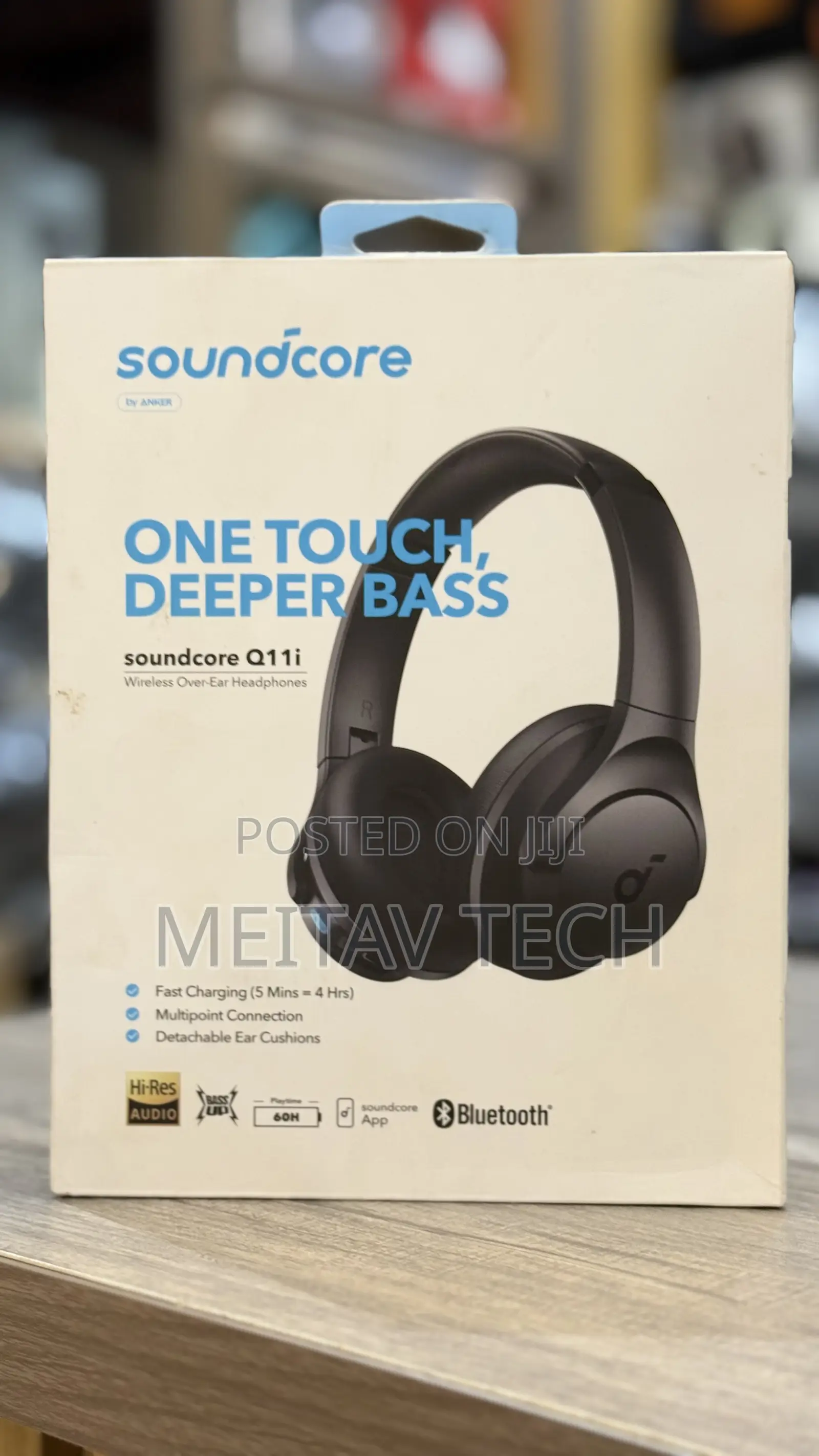 Soundcore Q11i Wireless Over-Ear Bluetooth Headphones