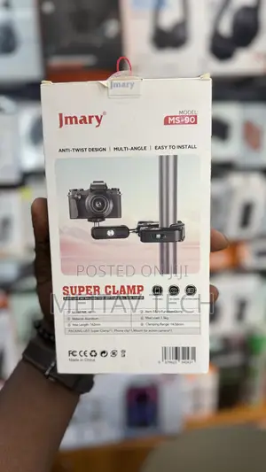 Jmary Ms-90 Super Clamp, For Action Cameras,Etc