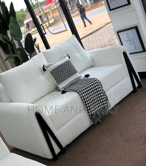 Two Seaters Well Finished Sofas in Any Colour on Order From 700,000/-