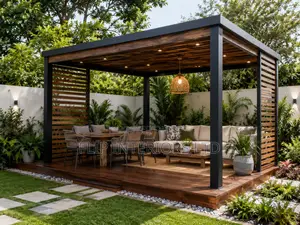 Contemporary Garden Gazebo Finishing Services