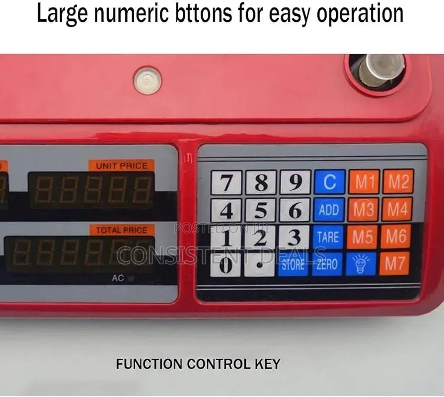Digital Computing Scale 40kg Capacity