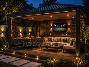 Elegant Roofed Gazebo Design Construction Services