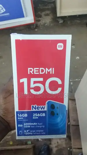 New Xiaomi Redmi 15C 4G 256 GB Black