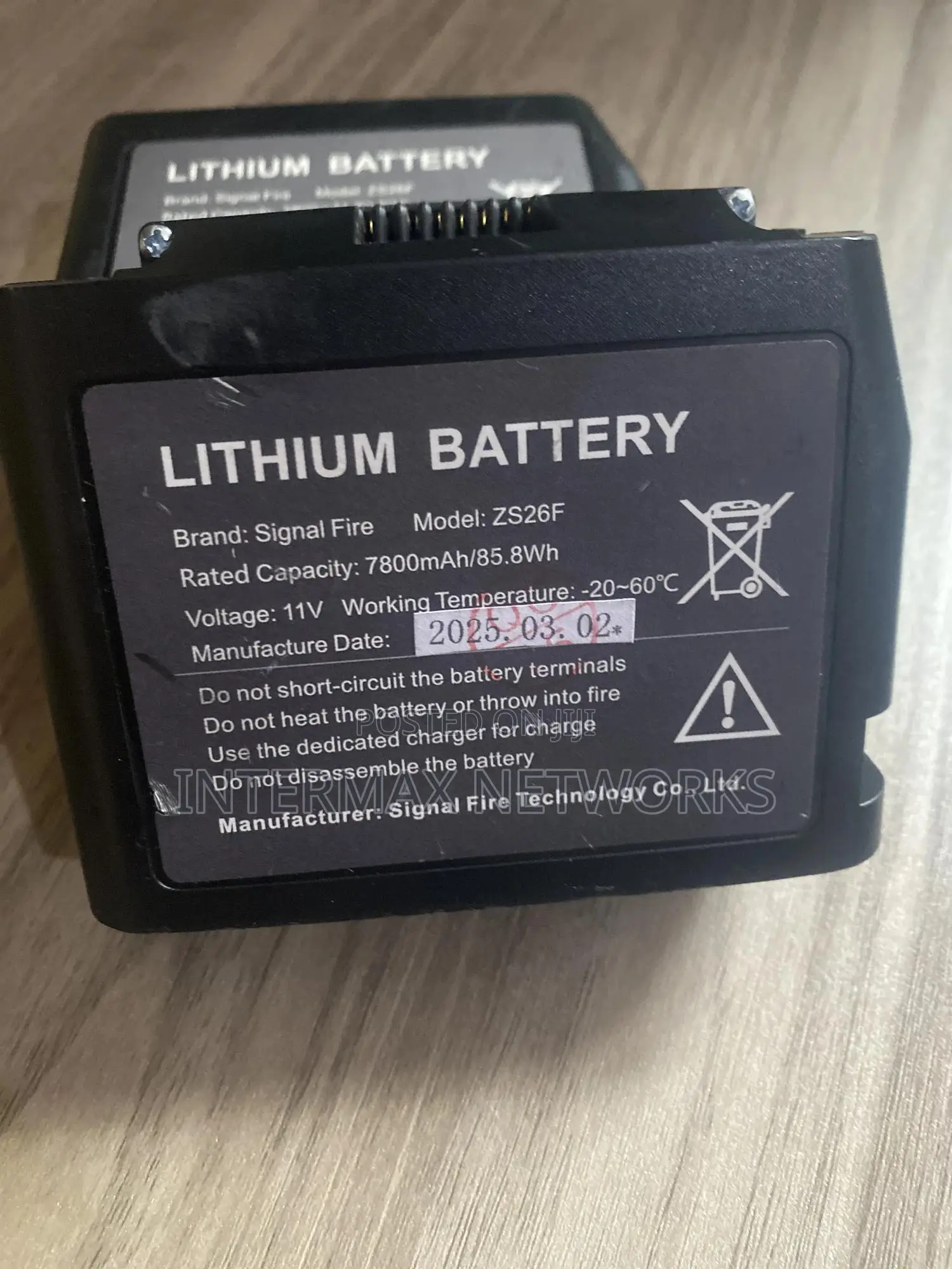 Signal Fire Lithium Battery