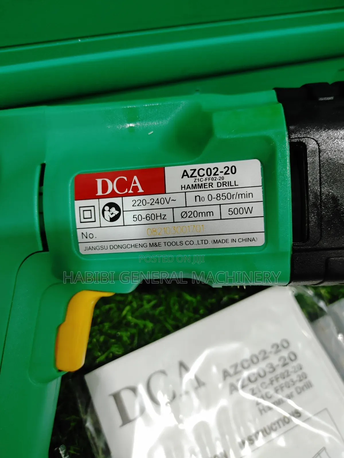 Dca Electrical/Corded Electric 500w Hammer/Demolotion Drill