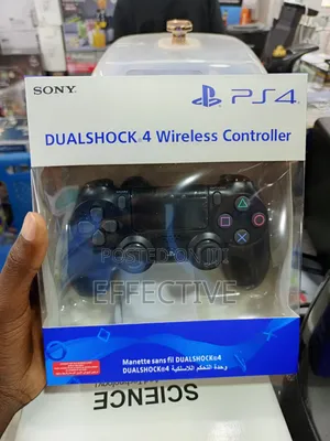 Sony Dualshock 4 Wireless Controller in Black for Playstation 4.