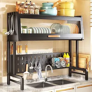 Premium Original Over-the-Sink Dish Drying Rack Cabinet (Heavy Duty)