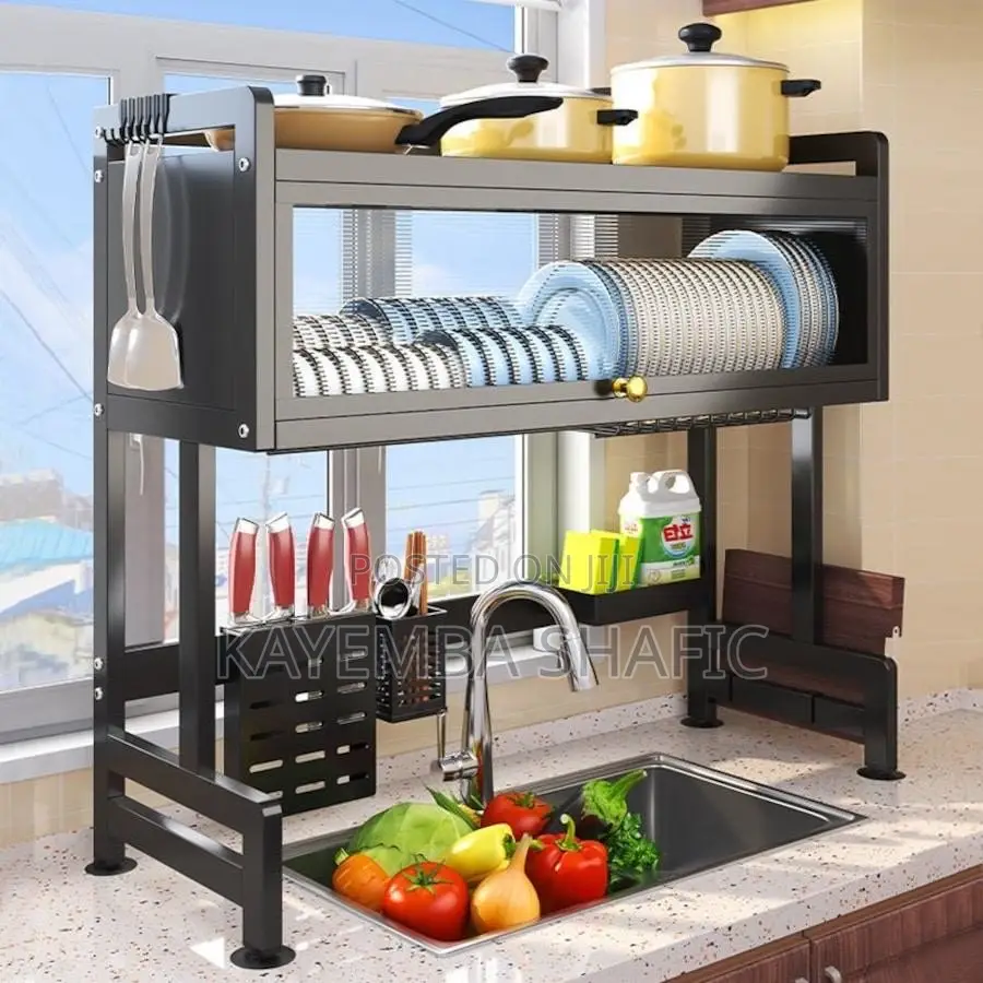 Premium Original Over-the-Sink Dish Drying Rack Cabinet (Heavy Duty)