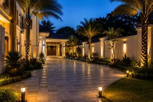 Stylish Outdoor Compound Lighting Finishing Services