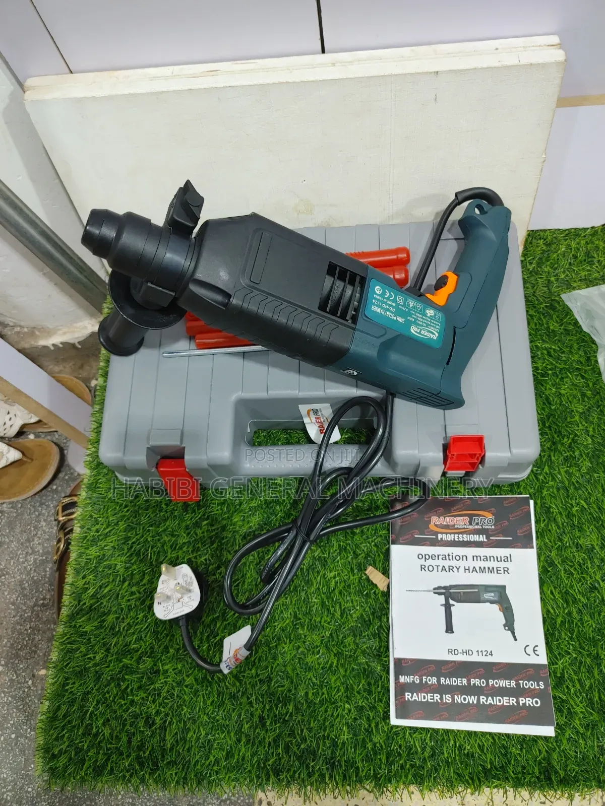 850w Raider Pro Corded Electric Concrete Drill