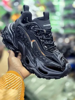 Trendy, Silver-Toned Chunky Dad Sneakers
