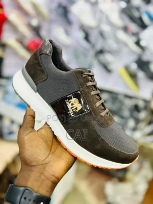 Z Man Brand Casual Brown,Navy Sneakers Featuring a Mesh and Suede