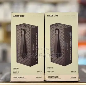 Green Lion Container 30000mah Power Bank With a Digital Display