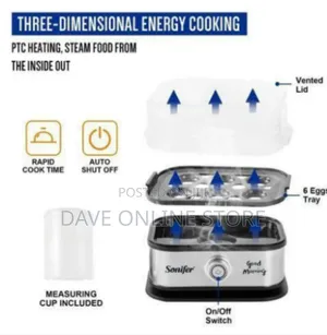 Efficient Stainless Steel Electric Egg Boiler -
