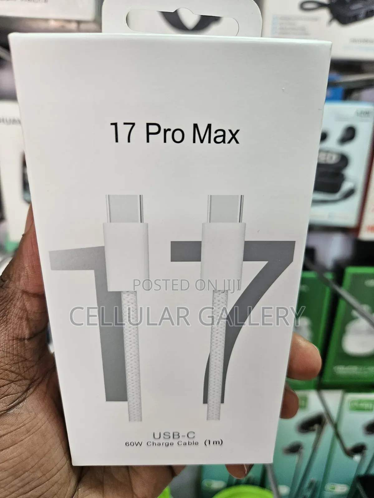 Usb-C to Usb-C 60w Braided Cable 1m