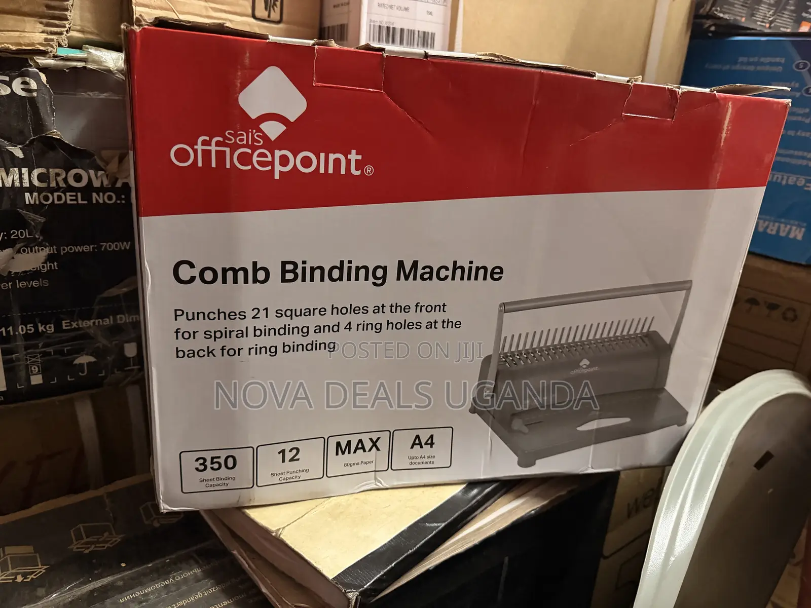Office Point A4 Document Comb Binding Machine – Manual Book Binder