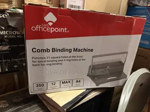 Office Point A4 Document Comb Binding Machine – Manual Book Binder