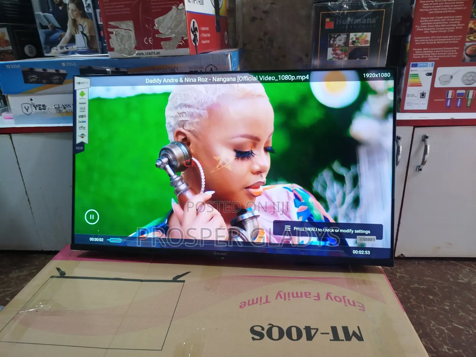40 Mitech Smart Digital Flat Screen Flameless.