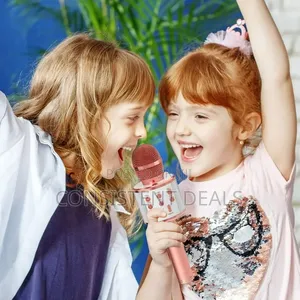 Kids Microphone for Singing, Wireless Bluetooth Karaoke Microphone