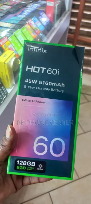 New Infinix Hot 60i 128 GB Blue