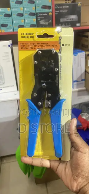 Rj45 And Rj11 Crimping Tool