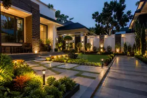 Contemporary Home Garden Compound Design Service