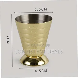 2pcs Cocktail Jigger, 75ml Bar Cocktail Measure Cup