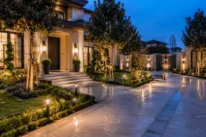 Luxury Exterior Compound Remodeling Landscaping Services