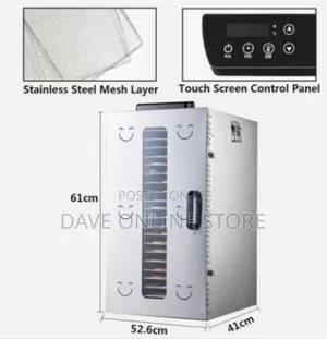 Professional Grade Stainless Steel Food Dehydrator With Multi-Layer