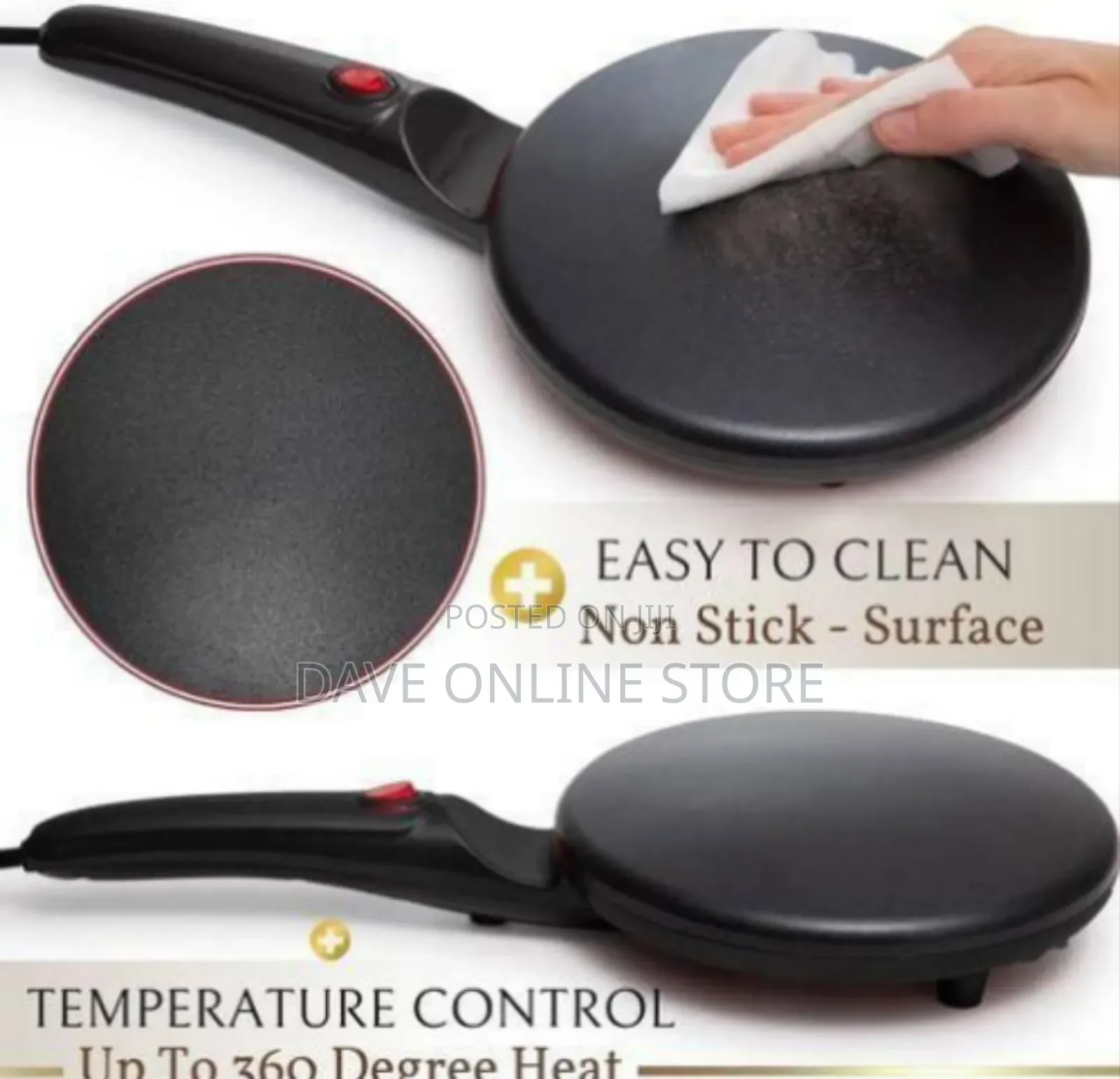 Handheld Electric Crepe and Blintz Maker