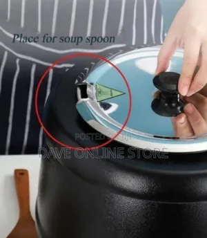 Professional Electric Soup Kettle Warmer With Stainless Steel Insert