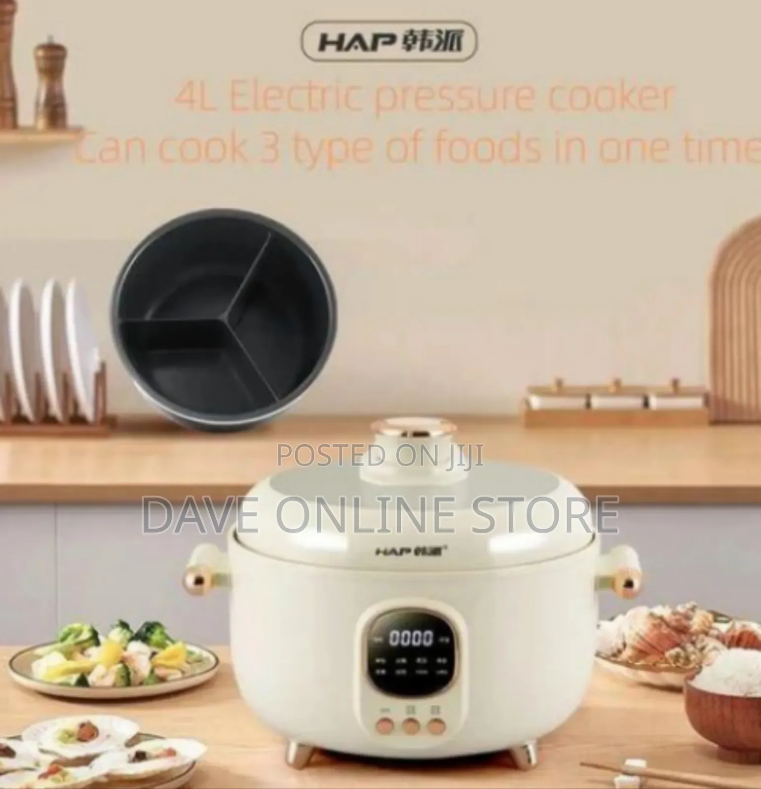 Elegant Multi-Functional Electric Cooker
