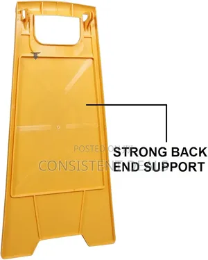 Caution Sign Board | Abs-plastic Caution Standing Board