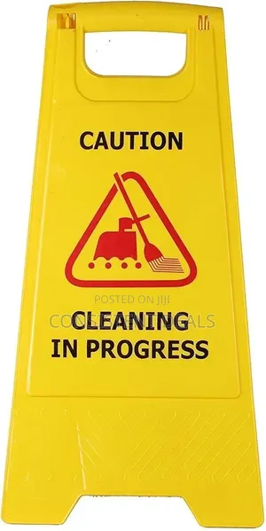 Wet Floor & Work In Progress Caution Sign