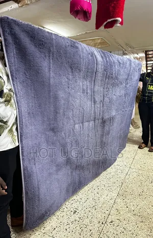 1.5 X2m Medium Fluffy Center Carpets - Light Purple