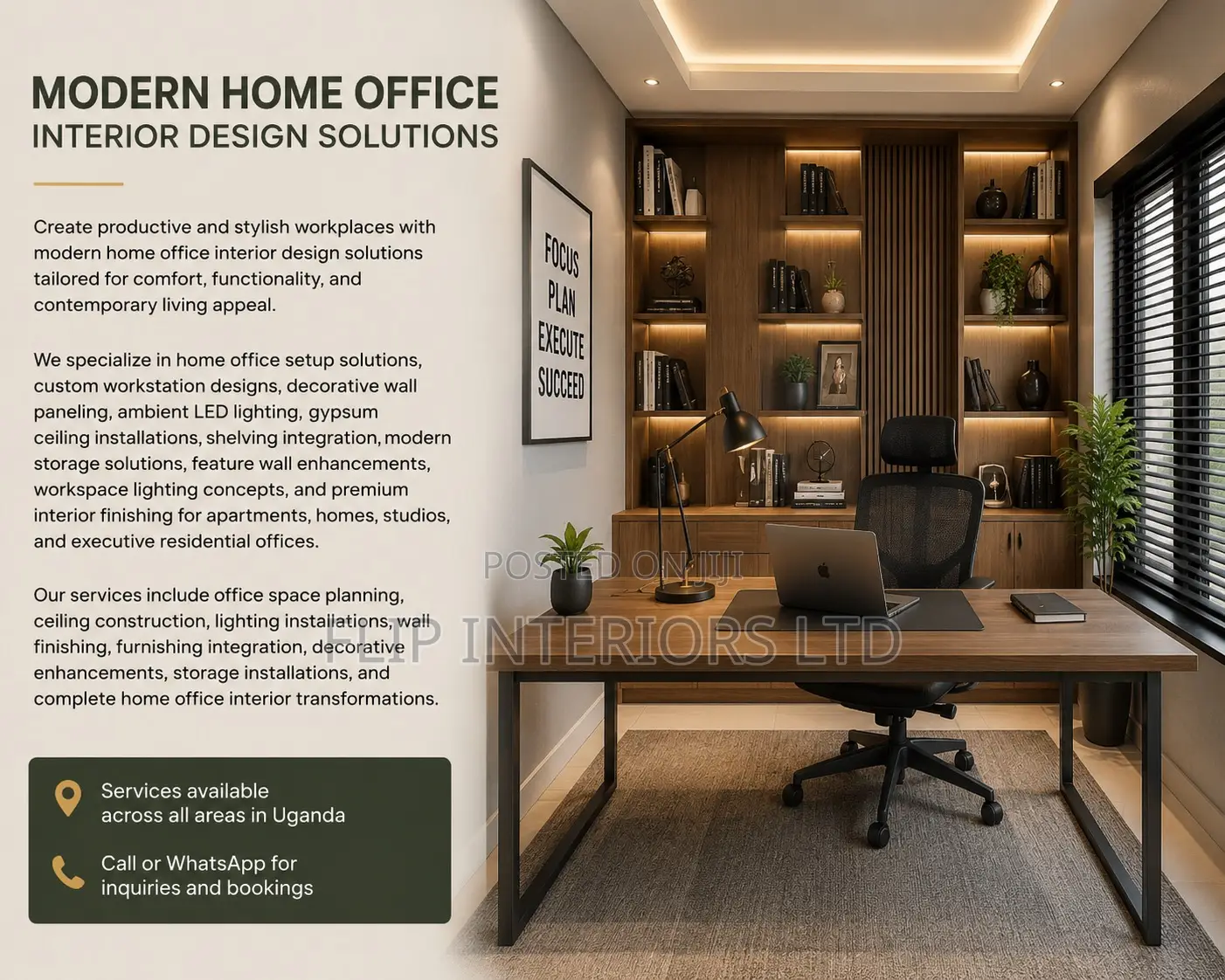 Modern Home Office Interior Design Solutions