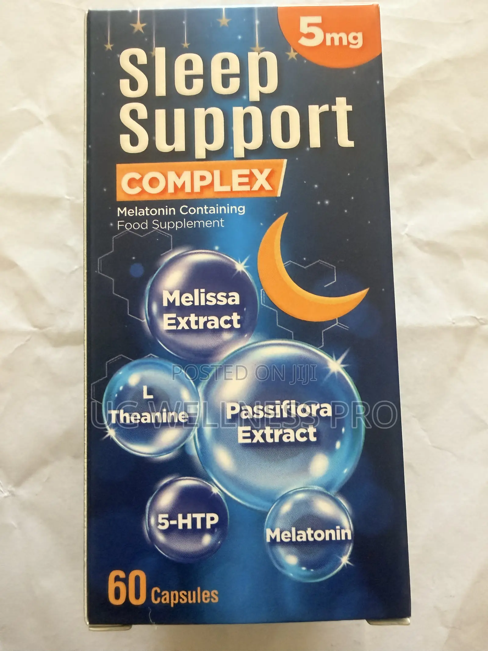 Sleep Support Complex With L Theanine, 5 Htp, Mellisa Extract 60 Caps