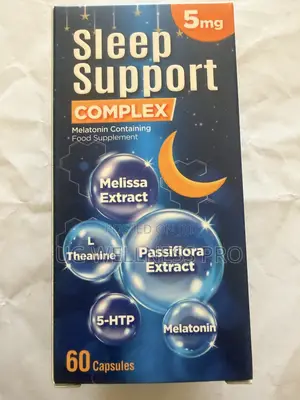 Sleep Support Complex With L Theanine, 5 Htp, Mellisa Extract 60 Caps