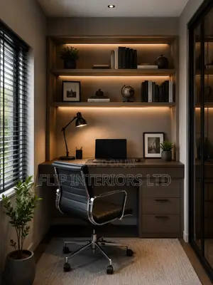 Contemporary Office Nook Study Area Enhancement Services