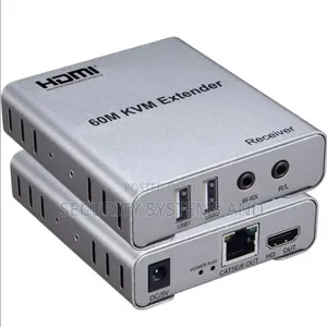 60m Usb KVM Hdmi Extender, With 1080p R/L Audio by Cat5e Cat6 Rj45