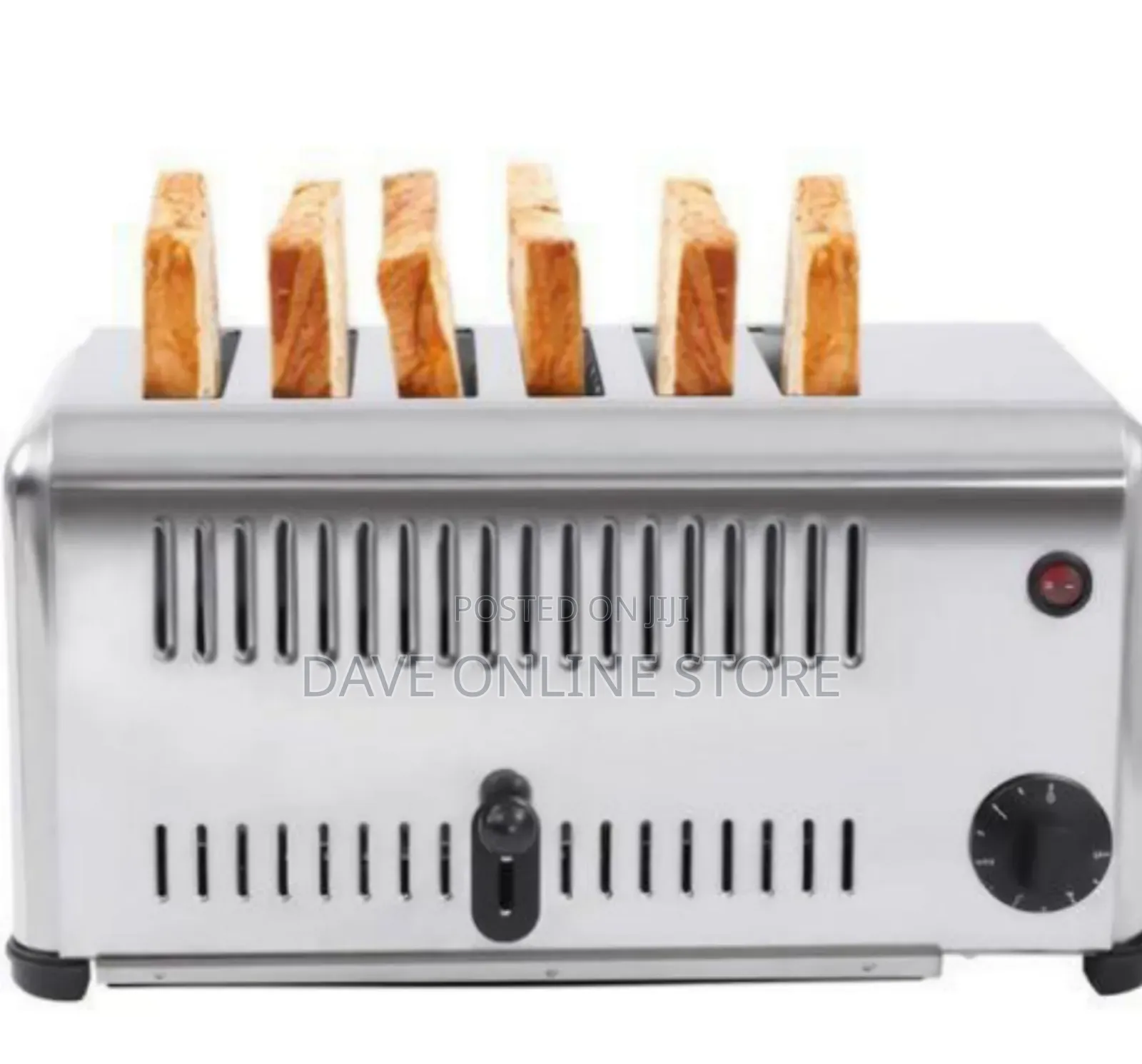 High-Capacity Stainless Steel Toaster