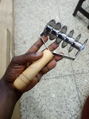 Pastry Wheel, Stainless Steel Lattice Roller Cutter With Wood Handle