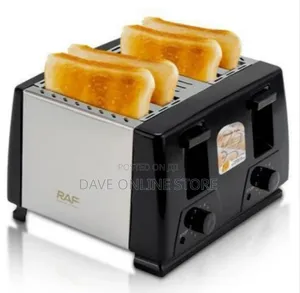 Raf 4-Slice Toaster With Dual Controls