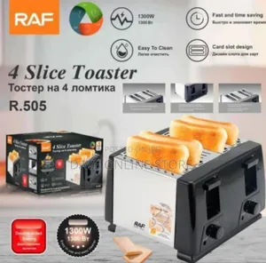 Raf 4-Slice Toaster With Dual Controls